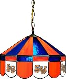 NCAA Syracuse Orangemen 16 Tiffany Style Hanging Lamp