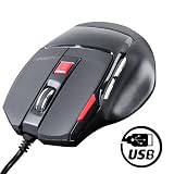 800/1200/1600dpi High Speed Wired Gaming Optical Mouse