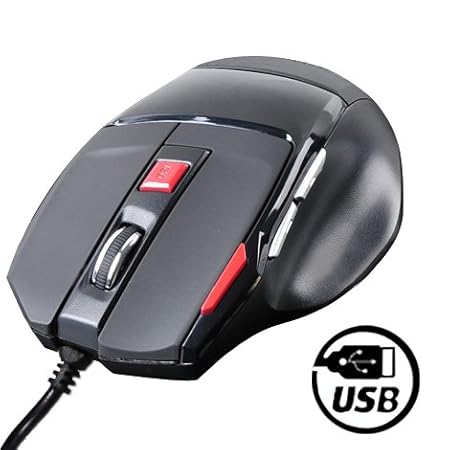 Goldensunsky 800/1200/1600dpi High Speed Wired Gaming Optical Mouse