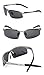 RONSOU Men Sport Al-Mg Polarized Sunglasses Unbreakable for Driving Cycling Fishing Golf gray frame/gray lens