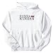 Sweatshirt White Elegant Flag  Kurgan  Russia City