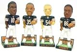 Chicago Bears NFL Mini Bobble Head Set