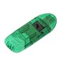 10-in-1 USB 2.0 High Speed Green Memory Card Reader Writer for SD SDHC MiniSD MiniSDHC MMC rsMMC