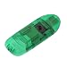 10-in-1 USB 2.0 High Speed Green Memory Card Reader Writer for SD SDHC MiniSD MiniSDHC MMC rsMMC