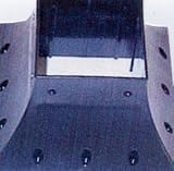 4x4 post support flange