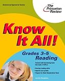 Know It All! Grades 3-5 Reading (K-12 Study Aids)