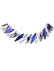 Noir Jewelry Chrysler Oval Necklace, 16.5"