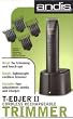 Andis T-Edjer II cordless rechargeable trimmer