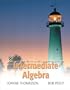 Experiencing Intermediate Algebra (2nd Edition)