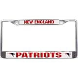 New England Patriots Chrome License Plate Frame