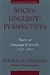 Sociolinguistic Perspectives: Papers on Language in Society, 1959-1994 (Oxford Studies in Sociolinguistics)