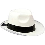 White Gangster Hat