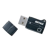 バッファローコクヨサプライ BUFFALO 単品カードリーダー MicroSDメディア対応 ブラック MCRMSDU2BK2A