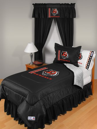Cincinnati Bengals Bedskirt - Queen Bed