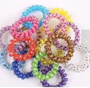 12 Pack Multi Colored Swirlydo Hair Ties