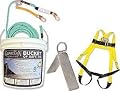 FallTech 7593A FT Basic Harness with Roofer's Kit, Universal Fit