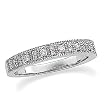14K White Gold Diamond Anniversary Band - 0.25 Ct.