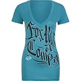 FOX Lighter Fluid Womens Tee - Teal Blue