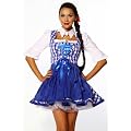 Dirndl blau/wei�