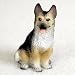 German Shepherd, Black/Tan Tiny Ones Dog Figurines (2 1/2in)
