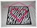 Zebra Stripe Hot Pink Heart Love Wooden Wall Art Sign Teen Girls Bedroom Decor