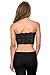 Simlu Womens Sexy Fashion Lace Bandeau Strapless Stretchy Tube Top Layering Bra