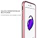 iPhone 7 Case, LK [Moxie Series] Shock Absorption Hybrid Armor Defender Protective Case Cover for Apple iPhone 7 (Pink)