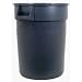 Rubbermaid Commercial FG263200 Gray 32 Gallon LLDPE Round Brute Container without Lid