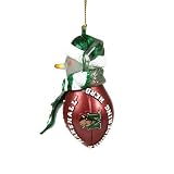 Marshall Thundering Herd NCAA Striped Acrylic Basketball Snowman Ornament (2.5)
