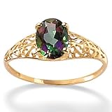 Mystic Topaz 10k Gold Ring