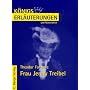 K�nigs Erl�uterungen und Materialien, Bd.360, Frau Jenny Treibel