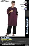 Betty Dain Big Shirt Legrande Long Sleeve #1099 * Navy