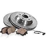 Image : Callahan [ E39 ] REAR Premium OE 298 mm [2] Rotors + [4] Quiet Low Dust Ceramic Brake Pads w/ Sensors CK005603...