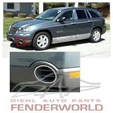 CHRYSLER PACIFICA 04-07 CHROME STEEL FRONT VENT COVER