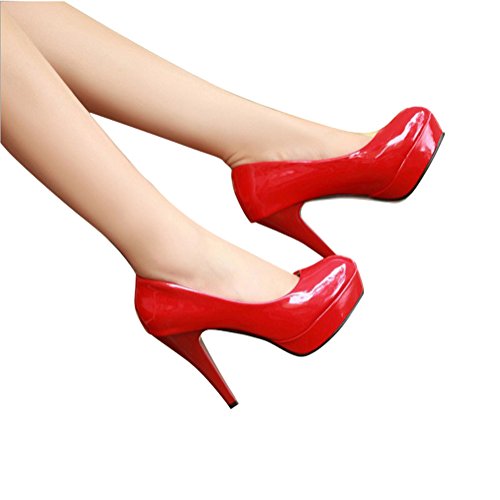 Lovebeauty women s candy color shoes waterproof high he…