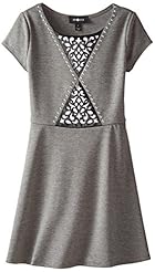 Girls Chevron Print Tank Polyester/Rayon/Spandex/Scuba/Knit  Dress