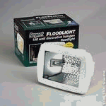 Cooper Lighting MQF150W 150W Compact Halogen Floodlight, White