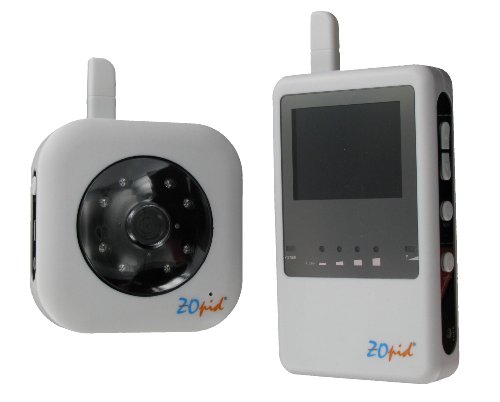 ZOpid Interference Free 2.4 Color Display Wireless Portable Digital Audio and Video Baby Monitor with Night Vision and Voice Alert