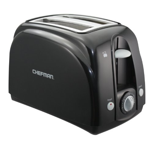 Toaster - Chefman 2 Slice Toaster - Sleek Black DesignB0095B3T8K 