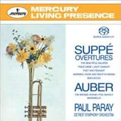SUPPE / AUBER, Ouvertures c�l�bres : la Cavalerie l�g�re, la Belle Galat�e, Po�te et Paysan, Le Cheval de Bronze, Fra Diavolo...