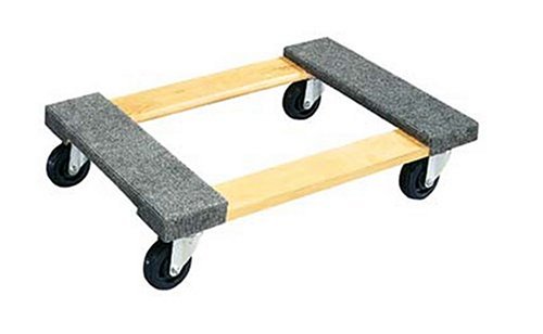 JET 140106 WDC-3018 Hardwood Dolly with Carpet Ends