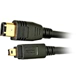 Tripp Lite F007-006 IEEE 1394 Firewire Gold Cable, 6pin/4pin - 6ft
