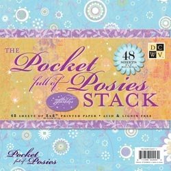 Diecut With A View 8 Inch by 8 Inch Pocket Full Of Posies Paper Stack