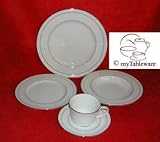 Noritake Stoneleigh #4062 5 Pc Place Settings With Soup