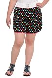 Torrid Plus Size Black Multi Heart Bermuda Board Short