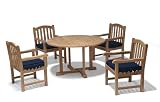 Review Jati  / Grade A Teak Dining Set Canfield 4 Seat 1.30m