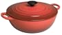 Le Creuset Enameled Cast-Iron 4-1/4-Quart Soup Pot with Cover, Red