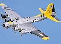Large Aircraft Model with Stand - The B-17G Flying Fortress "Bit O' Lace," Silver