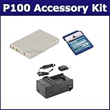 Nikon Coolpix P100 Digital Camera Accessory Kit includes: SDENEL5 Battery,  ....