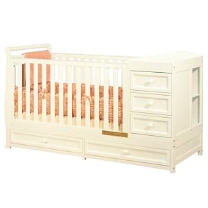 Athena Daphne 2-in-1 Crib (White)